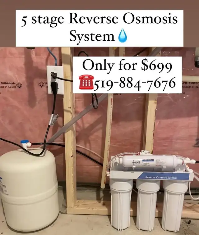 REVERSE OSMOSIS REVERSE OSMOSIS 5 STAGE SYSTEM  HIGH EFFICIENCY