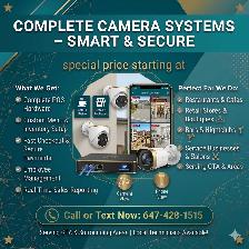 Smart Home Security Cameras – 24/7 Monitoring-Call: 647-428-1515