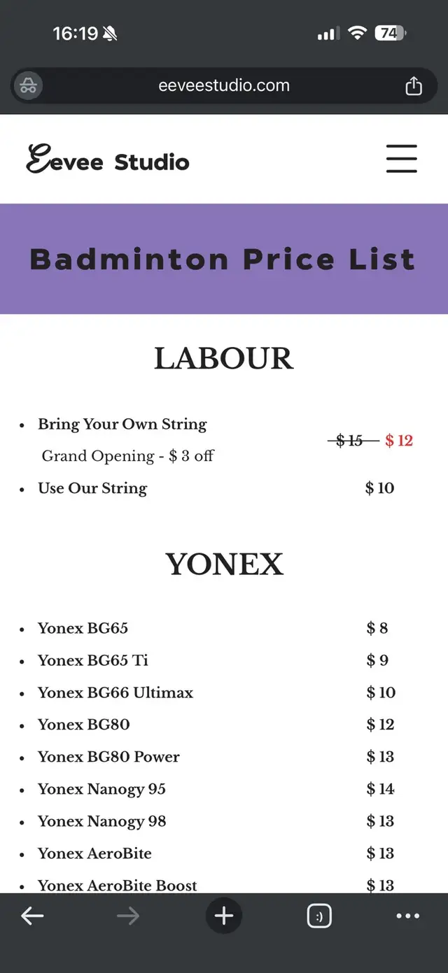 Yonex EXB65 has been restocked badminton Strings - Photo 2