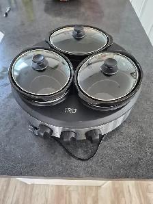 TRU TRIPLE 'BUFFET SLOW COOKER $120/offers
