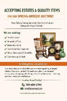 Downsizing? Need help finding home for your antiques ?