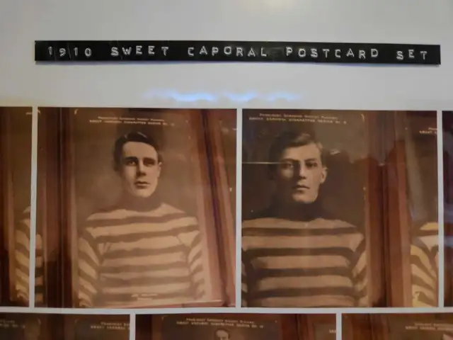 1910 Sweet Caporal Postcard  hockey set wall  framed picture - Photo 2