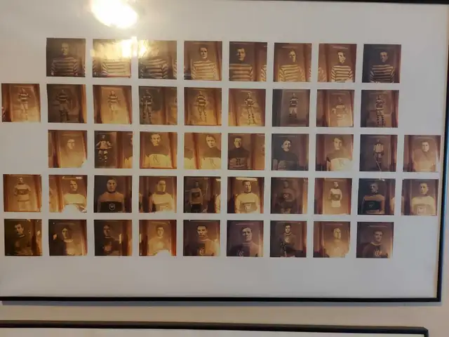 1910 Sweet Caporal Postcard  hockey set wall  framed picture - Photo 7