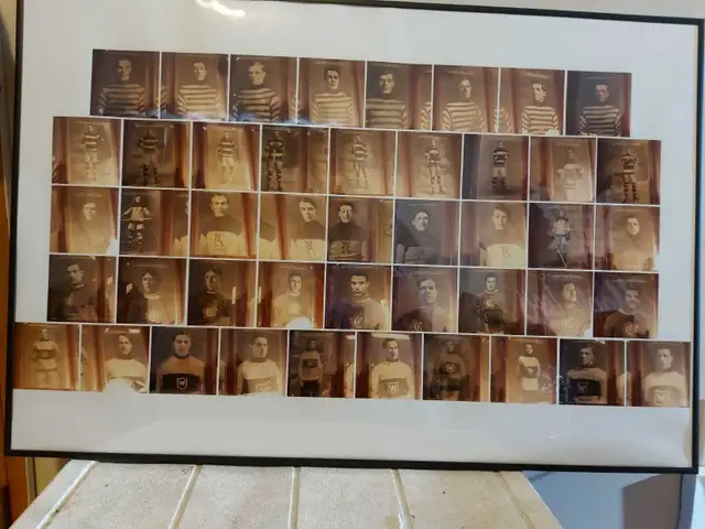 1910 Sweet Caporal Postcard  hockey set wall  framed picture - Photo 9