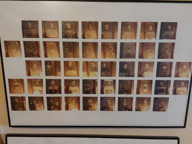 1910 Sweet Caporal Postcard  hockey set wall  framed picture - Photo 10