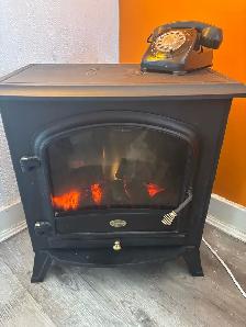 antique electro heating stove, new condition