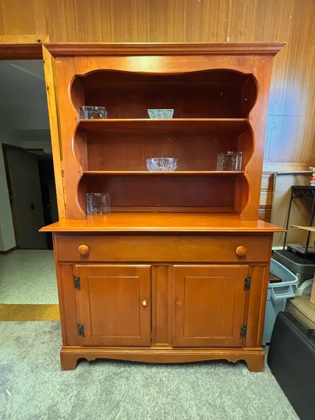 Antique farmhouse china cabinet