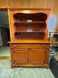 Antique farmhouse china cabinet