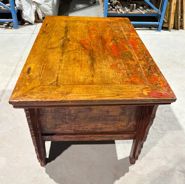 IMPRESSIVE Antique Chinese Wood Carved Altar Cabinet (c. 1800s) - Photo 3