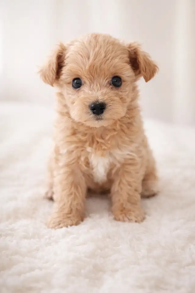 TINY TOY Maltipoo 5-6lbs adult (Maltese X toy poodle)