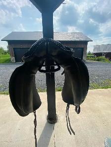 Selle d’équitation classique dressage - Photo 5