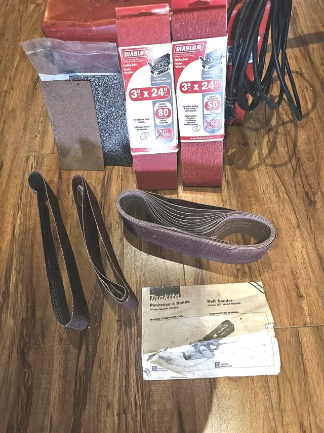 MAKITA BELT SANDER    MODEL #9924DB - Photo 2