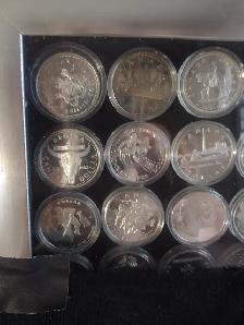 1971-1997 Canadian silver dollar collection 27 silver dollar unc - Photo 6