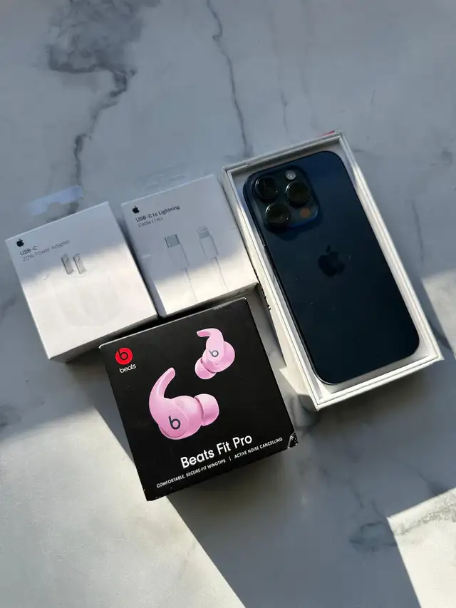 iPhone 15 Pro 256gb Dr.dre beats/Delivery