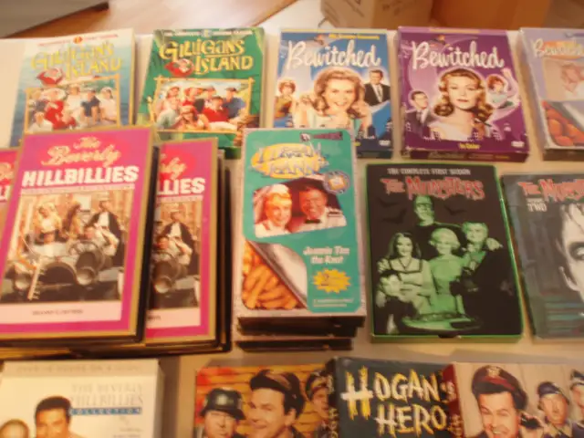 OLD  TV  SHOWS  AND  MOVIES  ON  VIDEO  AND  DVD