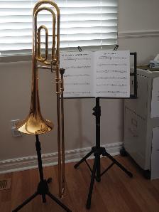 "YAMAHA"  Model YSL446G tenor trombone w/"F" attachment