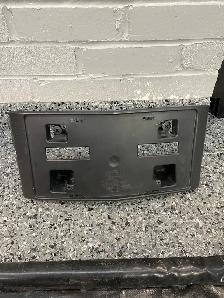 C7 license plate bracket