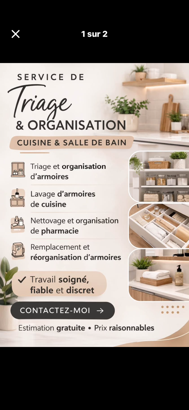 Organisation D’armoire de cuisine Salle de bain Nettoyage ménage