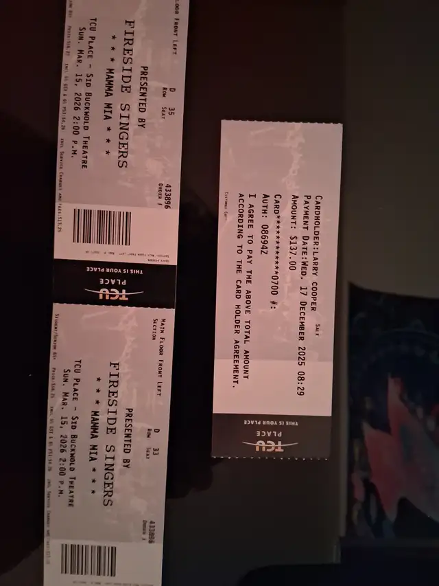 Mama Mia tickets Today 2 pm