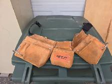 Mastercraft Suede Leather Adjustable Carpenter's Tool Belt Multi