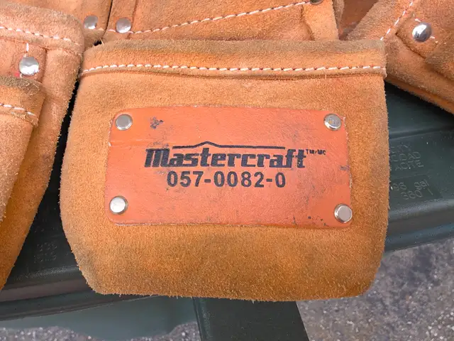 Mastercraft Suede Leather Adjustable Carpenter's Tool Belt Multi - Photo 7