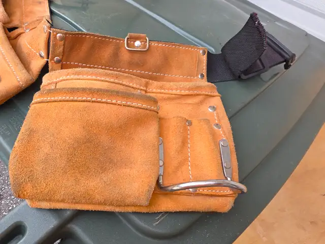 Mastercraft Suede Leather Adjustable Carpenter's Tool Belt Multi - Photo 9