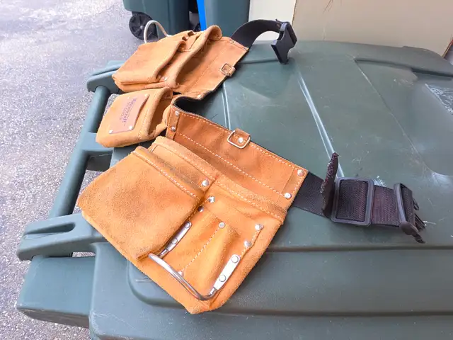 Mastercraft Suede Leather Adjustable Carpenter's Tool Belt Multi - Photo 10