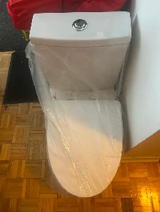 NEW WHITE TOILET ÉCOLO BLANCHE