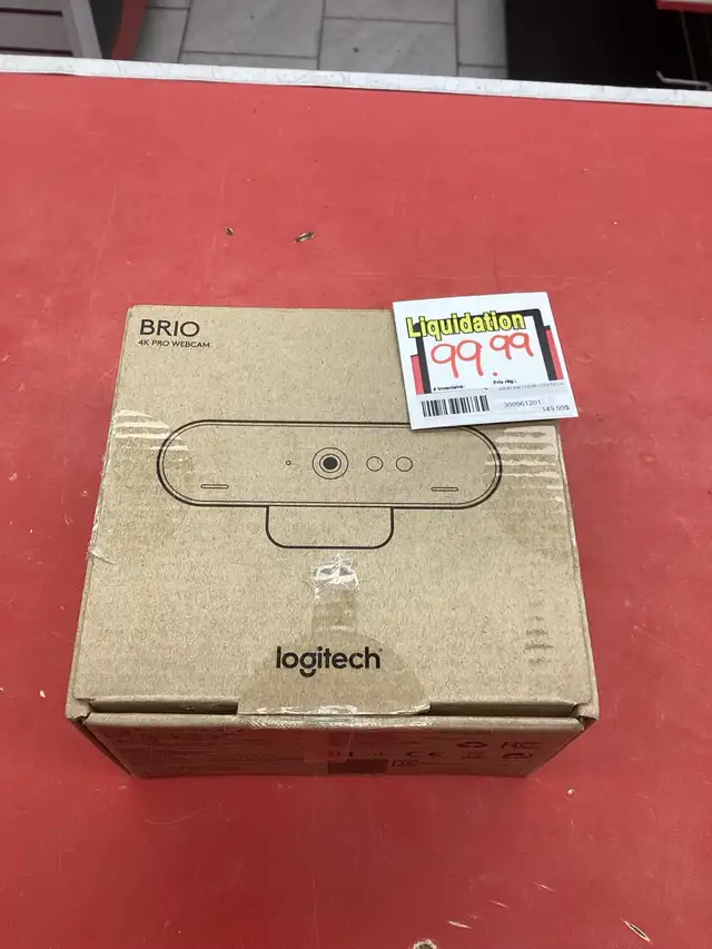 webcam 4K Logitech en liquidation!