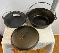 Cast Iron Dutch Oven Set with Handle - Photo 4