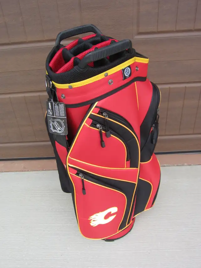 NEW FLAMES or LEAFS CART BAG   BAG TOWEL #$190# SUNDAY - Photo 2