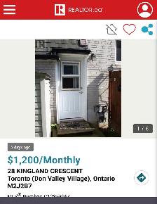 studio for rent near North York Hospital