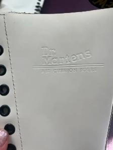 Women's Dr. Martens Tall White Boots size 6 - Photo 4