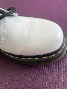 Women's Dr. Martens Tall White Boots size 6 - Photo 5