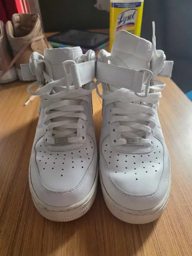 2018 Nike Airforce 1's Triple White High Tops