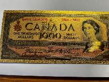 ONE JOE BIDEN JR. 2020 BILL 24K FOILONE NEW GOLD FOIL CANADIAN - Photo 4
