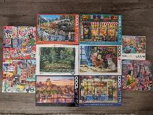 1000 Piece Jigsaw Puzzles - $10 each or 2 for $15