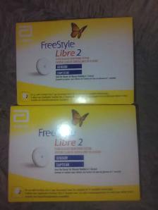 2 FREESTYLE LIBRE 2 ARM SENSORS