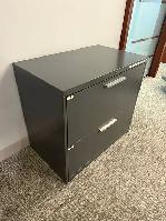 Grey 2 Drawer Filing Cabinet-Used Cabinets For Sale-Call Now! - Photo 2