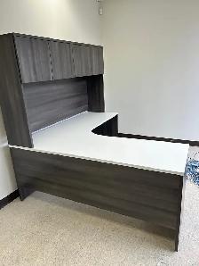 L-Shape Desk with Hutch-Ufficio Furniture-Call Now!