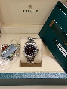 Rolex Datejust 31mm Factory Diamond Bezel & Dial Full Set