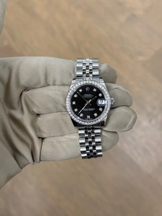 Rolex Datejust 31mm Factory Diamond Bezel & Dial Full Set - Photo 3