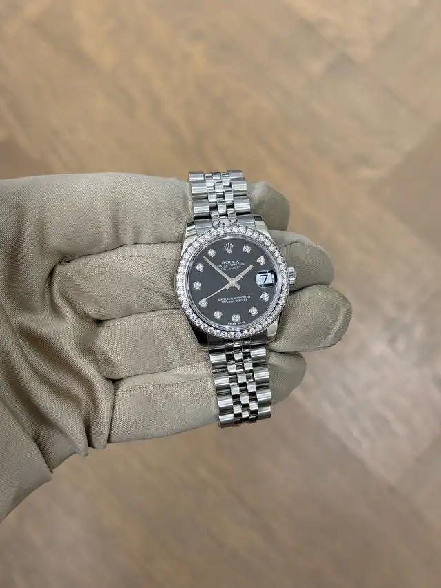 Rolex Datejust 31mm Factory Diamond Bezel & Dial Full Set - Photo 7