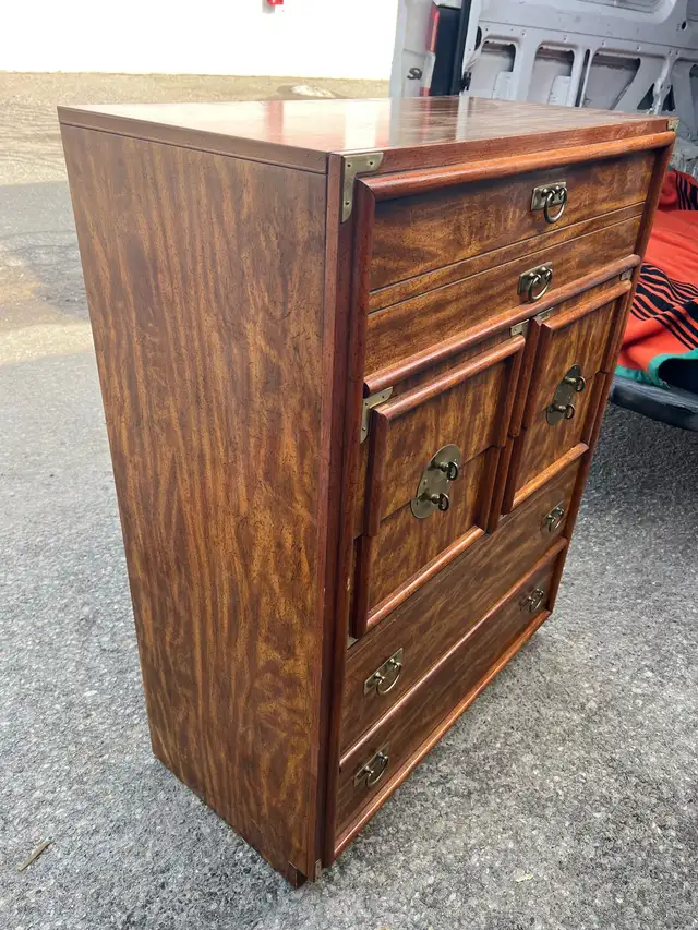Free delivery used vintage oriental style dresser - Photo 6