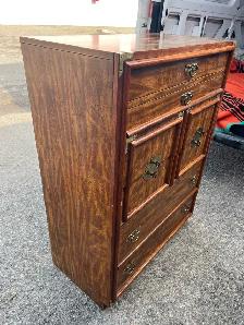Free delivery used vintage oriental style dresser - Photo 6