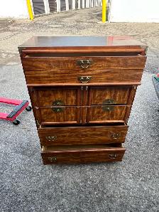 Free delivery used vintage oriental style dresser - Photo 9