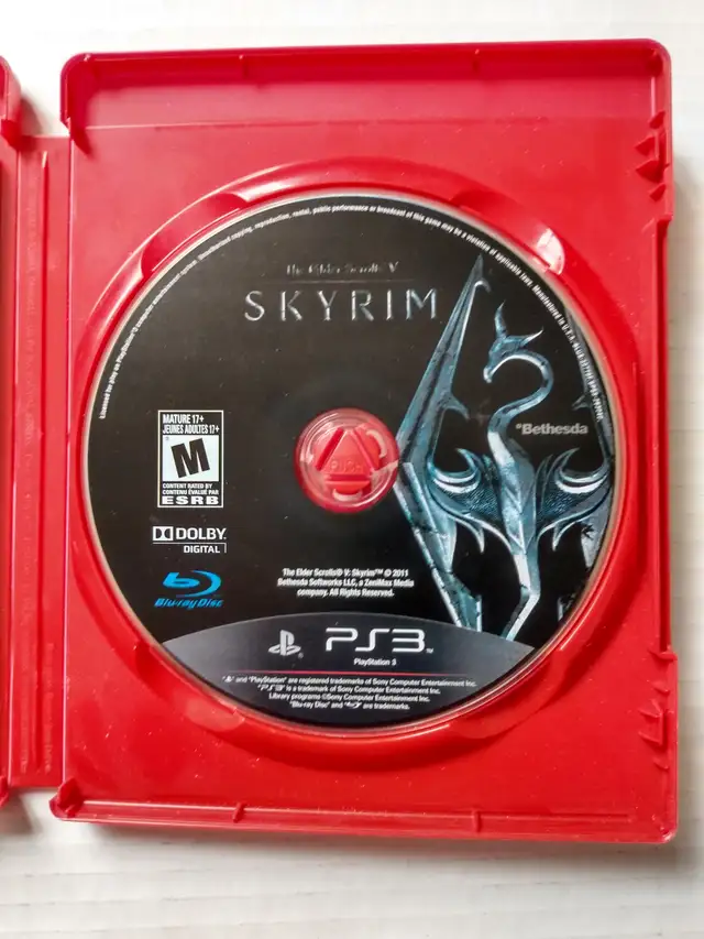 SKYRIM THE ELDER SCROLLS V SKYRIM 5 PS3 GAME PLAYSTATION 3 MINT - Photo 4