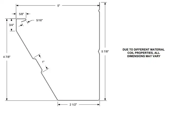 Fascia 5" Gutter Machine KWM Ironman - Photo 3