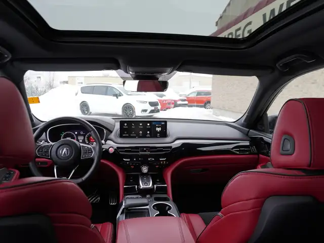 2024 Acura MDX A-SPEC STRIKING RED OVER BLACK ULTRASUEDE INTERIO - Photo 2
