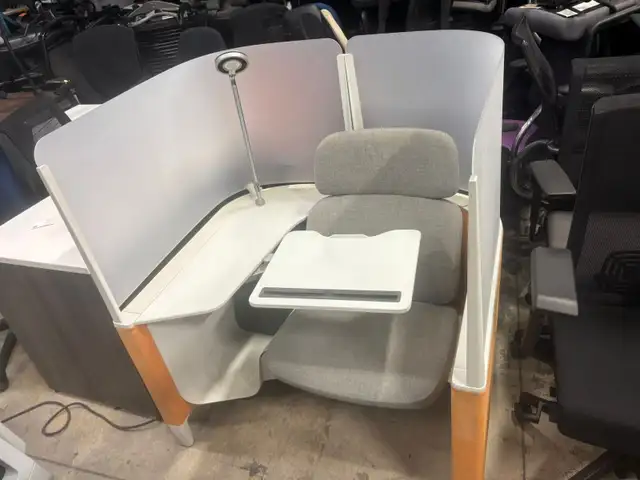 Steelcase Brody Privacy Lounge Chair with Study Pod! - Photo 3